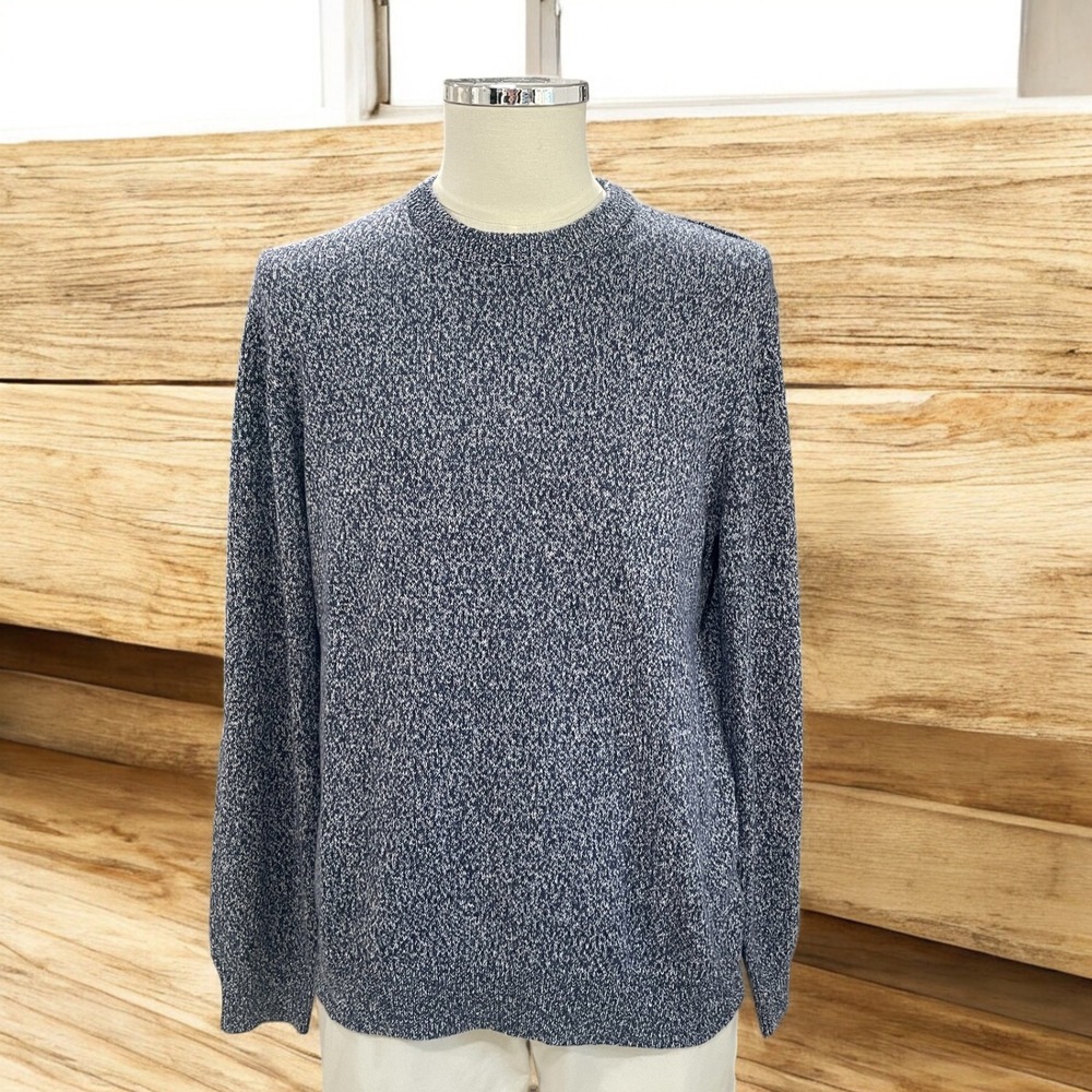 NWT‎ Mode Of One Mens Medium Marled Knit Sweater Minimalist Normcore Cozy Soft